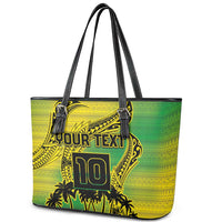 Cook Islands Marathon 2025-Pursuit in Paradise Leather Tote Bag Special Edition