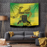 Cook Islands Marathon 2025-Pursuit in Paradise Tapestry Special Edition LT03 Yellow-Green - Polynesian Pride