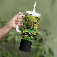 Cook Islands Marathon 2025-Pursuit in Paradise Tumbler With Handle Special Edition