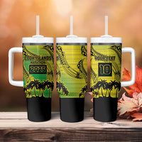 Cook Islands Marathon 2025-Pursuit in Paradise Tumbler With Handle Special Edition