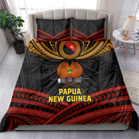 Papua New Guinea Bird-of-Paradise Bedding Set Coat of Arms and Tribal Patterns LT03 - Polynesian Pride