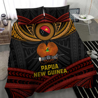 Papua New Guinea Bird-of-Paradise Bedding Set Coat of Arms and Tribal Patterns LT03 - Polynesian Pride