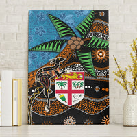 Fiji and Australia Canvas Wall Art Fijian and Aboriginal mix Culture