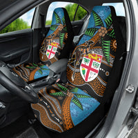 Fiji and Australia Car Seat Cover Fijian and Aboriginal mix Culture