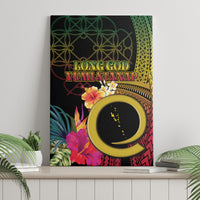 Vanuatu Selebretem 44th Indipendens Dei Canvas Wall Art Sand Drawing Melanesian Vibes