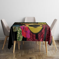 Vanuatu Selebretem 44th Indipendens Dei Tablecloth Sand Drawing Melanesian Vibes