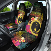 Vanuatu Shefa Day Car Seat Cover Sand Drawing Melanesian