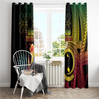 Vanuatu Shefa Day Window Curtain Sand Drawing Melanesian