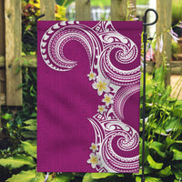 Aloha Polynesian Plumeria Flower Garden Flag Pink Color LT03 Garden Flag Pink - Polynesian Pride