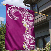 Aloha Polynesian Plumeria Flower Garden Flag Pink Color LT03 - Polynesian Pride