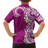 Aloha Polynesian Plumeria Flower Hawaiian Shirt Pink Color LT03 - Polynesian Pride