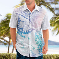 Hawaiian Manta Ray Tribal Hawaiian Shirt Polynesian Art Motifs Sweet Pastel LT03 - Polynesian Pride