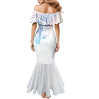Hawaiian Manta Ray Tribal Mermaid Dress Polynesian Art Motifs Sweet Pastel LT03 - Polynesian Pride