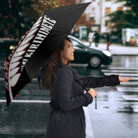 New Zealand Christmas Umbrella Funny Santa Claus Haka Dance with Tukutuku LT03 - Polynesian Pride