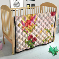 Japanese and Hawaiian Culture Fusion Quilt Irezumi with Turtles and Lei Kakau Pattern Sunset Vibe LT03 - Polynesian Pride