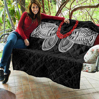 Samoan Traditional Art Tattoos Quilt Tatau Tribal Motifs with Ula Fala Black - Polynesian Pride