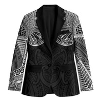 Samoan Traditional Art Tattoos Blazer Tatau Roman Reigns Black Color LT03 Unisex Black - Polynesian Pride