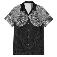 Samoan Traditional Art Tattoos Hawaiian Shirt Tatau Roman Reigns Black Color LT03 Black - Polynesian Pride