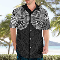 Samoan Traditional Art Tattoos Hawaiian Shirt Tatau Roman Reigns Black Color LT03 - Polynesian Pride