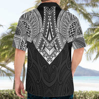 Samoan Traditional Art Tattoos Hawaiian Shirt Tatau Roman Reigns Black Color LT03 - Polynesian Pride