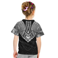 Samoan Traditional Art Tattoos Kid T Shirt Tatau Roman Reigns Black Color LT03 - Polynesian Pride