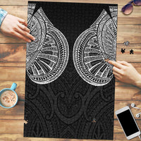 Samoan Traditional Art Tattoos Puzzle Tatau Roman Reigns Black Color LT03 Black - Polynesian Pride