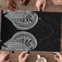 Samoan Traditional Art Tattoos Puzzle Tatau Roman Reigns Black Color LT03 - Polynesian Pride