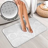 Samoan Traditional Art Tattoos Bathroom Set Tatau Roman Reigns White Color LT03 - Polynesian Pride