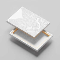 Samoan Traditional Art Tattoos Canvas Wall Art Tatau Roman Reigns White Color - Polynesian Pride