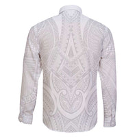Samoan Traditional Art Tattoos Family Matching Mermaid Dress and Hawaiian Shirt Tatau Roman Reigns White Color - Polynesian Pride