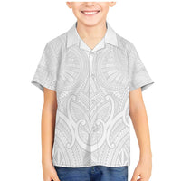 Samoan Traditional Art Tattoos Family Matching Mermaid Dress and Hawaiian Shirt Tatau Roman Reigns White Color - Polynesian Pride