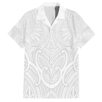 Samoan Traditional Art Tattoos Hawaiian Shirt Tatau Roman Reigns White Color LT03 White - Polynesian Pride