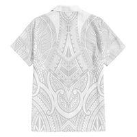 Samoan Traditional Art Tattoos Hawaiian Shirt Tatau Roman Reigns White Color LT03 - Polynesian Pride