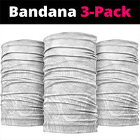 Samoan Traditional Art Tattoos Neck Gaiter Tatau Roman Reigns White Color LT03 package One Size: 25*50cm White - Polynesian Pride