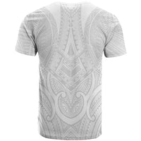 Samoan Traditional Art Tattoos T Shirt Tatau Roman Reigns White Color - Polynesian Pride