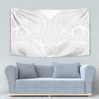 Samoan Traditional Art Tattoos Tapestry Tatau Roman Reigns White Color LT03 - Polynesian Pride