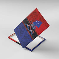 Samoan DNA-Proud of Samoa Canvas Wall Art Polynesian Patterns - Polynesian Pride