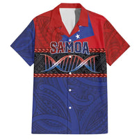 Personalised Samoan DNA-Proud of Samoa Family Matching Summer Maxi Dress and Hawaiian Shirt Polynesian Patterns LT03 Dad's Shirt - Short Sleeve Multicolor - Polynesian Pride