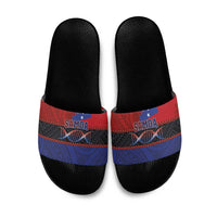 Samoan DNA-Proud of Samoa Slide Sandals Polynesian Patterns - Polynesian Pride