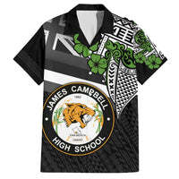 Hawaii James Campbell High School Hawaiian Shirt Kakau Pattern Black Version LT03 Black - Polynesian Pride