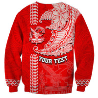 Hawaii Kalani High School Sweatshirt Tribal Kakau Pattern LT03 - Polynesian Pride