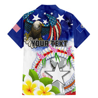 Custom Northern Mariana Islands Commonwealth Covenant Day Family Matching Mermaid Dress and Hawaiian Shirt Plumeria Flower Splash Style LT03 - Polynesian Pride