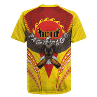 American Samoa Fautasi Race Rugby Jersey Pago Pago-Aeto Samoan Tattoo and Eagle