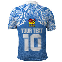 Custom Hela Wigmen Rugby Polo Shirt Papua New Guinea Polynesian Tattoo LT03 - Polynesian Pride