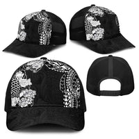 Japanese Irezumi and Hawaiian Polynesian Art Tattoo Baseball Net Cap Black Color LT03 - Polynesian Pride