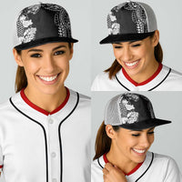 Japanese Irezumi and Hawaiian Polynesian Art Tattoo Baseball Net Cap Black Color LT03 - Polynesian Pride