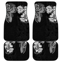 Japanese Irezumi and Hawaiian Polynesian Art Tattoo Car Mats Black Color - Polynesian Pride