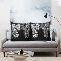 Japanese Irezumi and Hawaiian Polynesian Art Tattoo Pillow Cover Black Color LT03 - Polynesian Pride