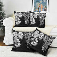 Japanese Irezumi and Hawaiian Polynesian Art Tattoo Pillow Cover Black Color LT03 - Polynesian Pride
