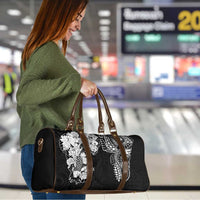 Japanese Irezumi and Hawaiian Polynesian Art Tattoo Travel Bag Black Color LT03 - Polynesian Pride
